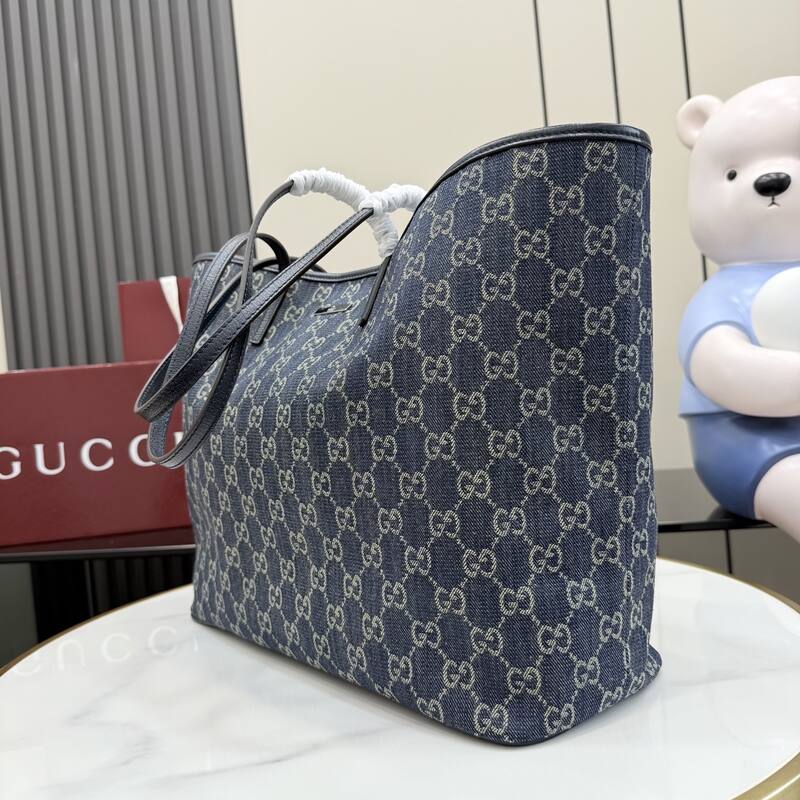 Gucci Blue GG denim tote — Premium Replica