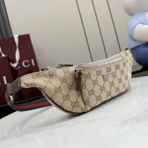 Gucci Beige GG canvas crossbody 1 1 Replica