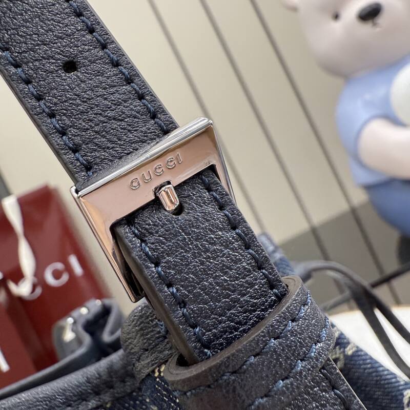 Gucci Blue GG denim crossbody — Top Quality Replica