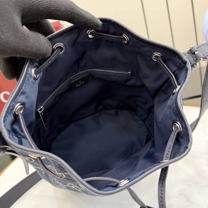 Gucci Blue GG denim crossbody — Top Quality Replica
