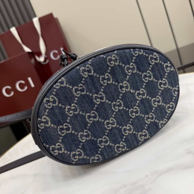 Gucci Blue GG denim crossbody — Top Quality Replica