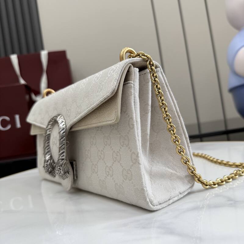 Gucci Dionysus Beige GG canvas shoulder — Top Quality Replica