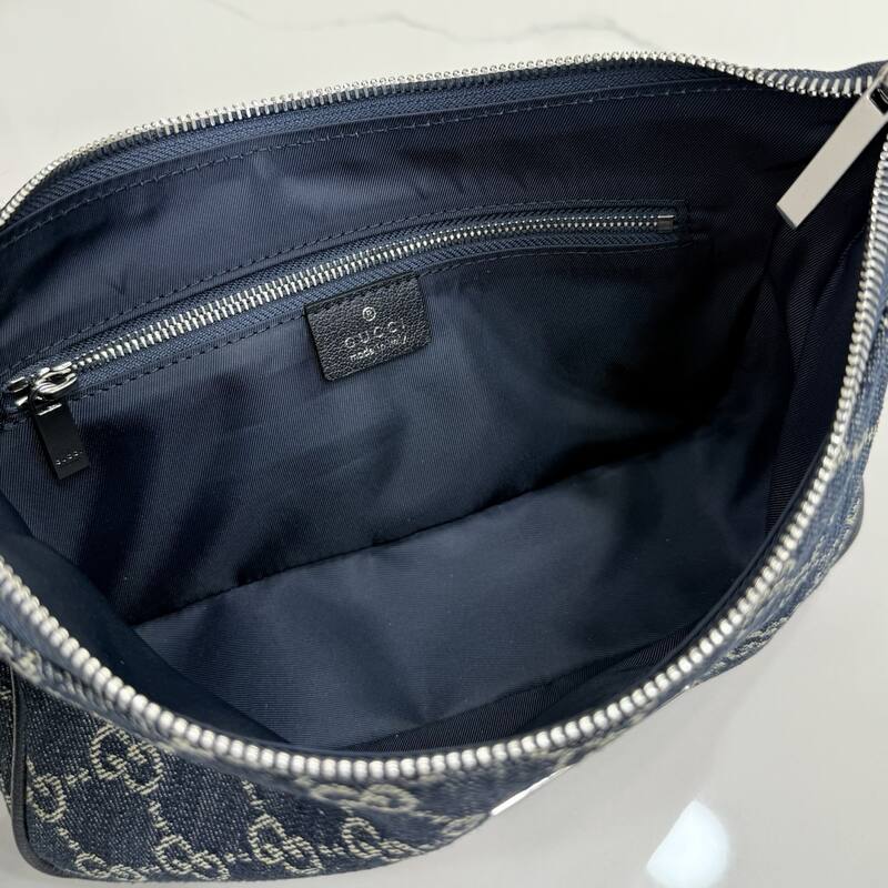 Gucci Blue GG denim shoulder — Premium Replica