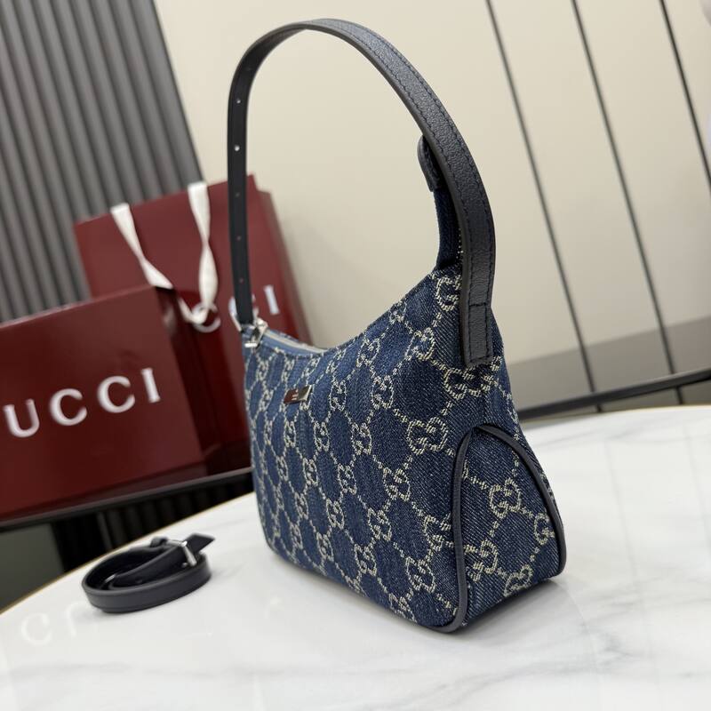 Gucci Blue GG denim shoulder — Premium Replica