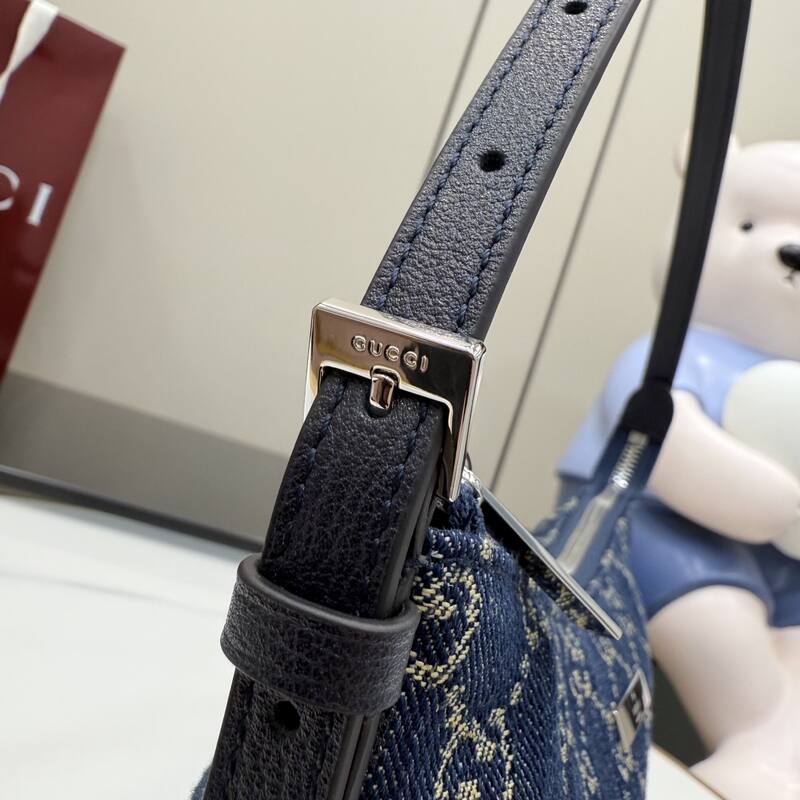 Gucci Blue GG denim shoulder — Premium Replica