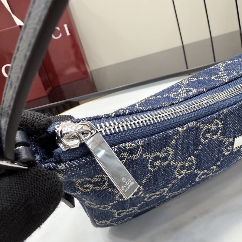 Gucci Blue GG denim shoulder — Premium Replica