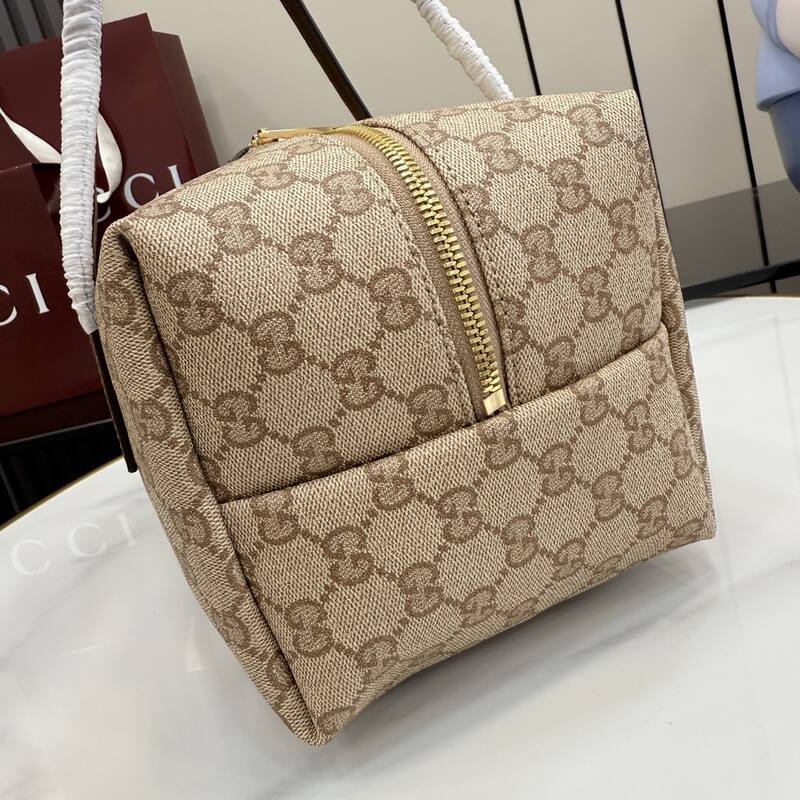 Gucci Beige GG Supreme with Web stripe shoulder — 1:1 Replica