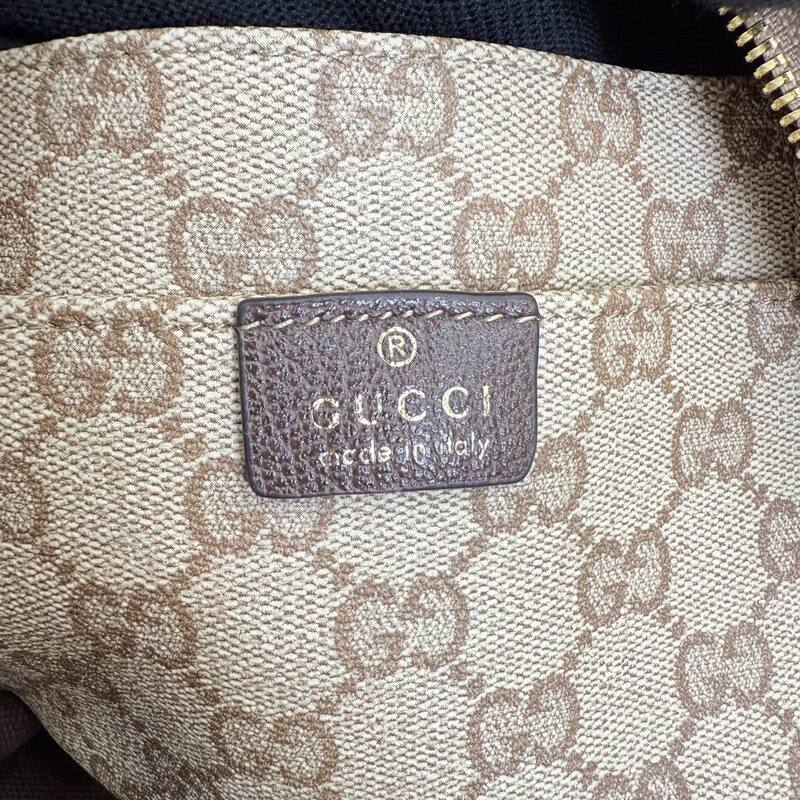 Gucci Beige GG Supreme with Web stripe shoulder — 1:1 Replica