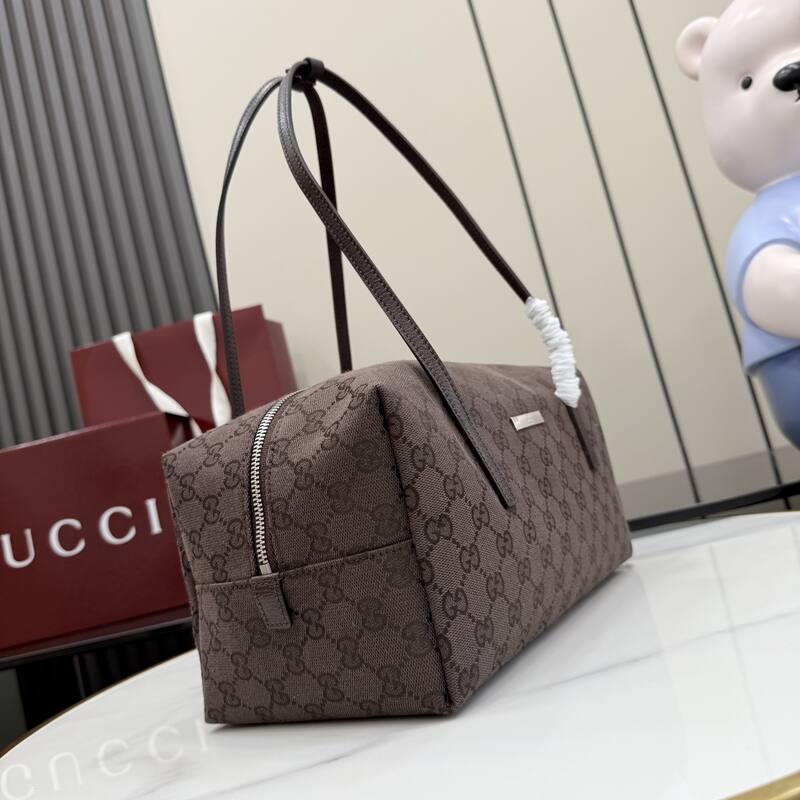Gucci Brown GG canvas tote — 1:1 Replica