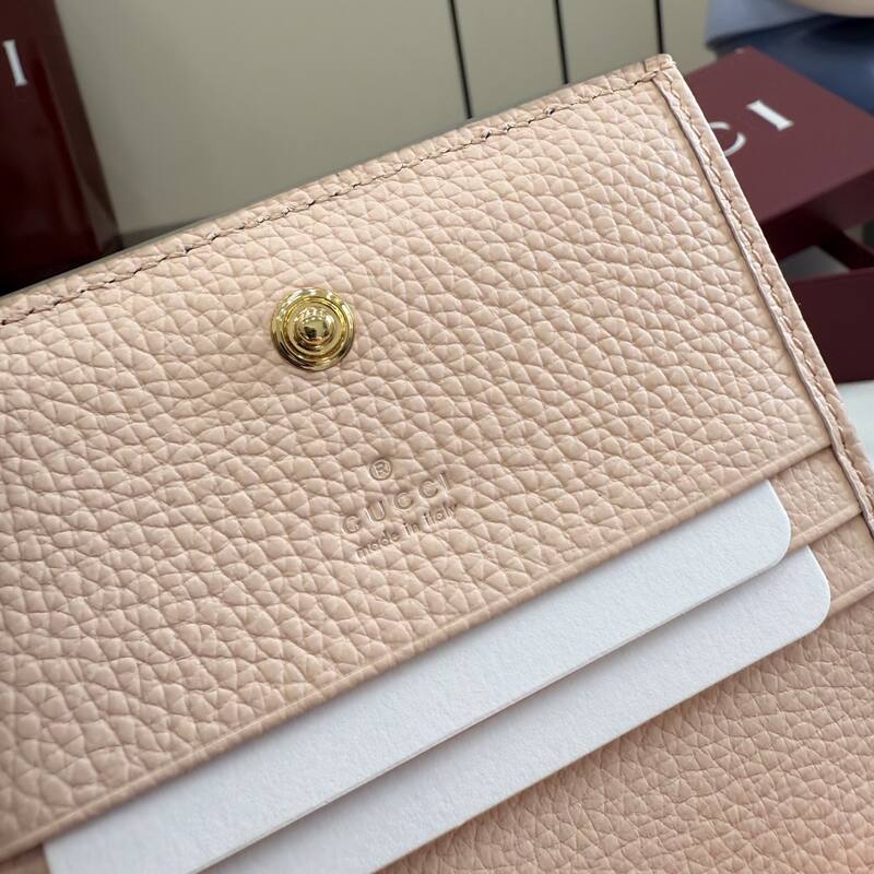 Gucci GG Marmont Taupe card holder — AAA Quality Replica