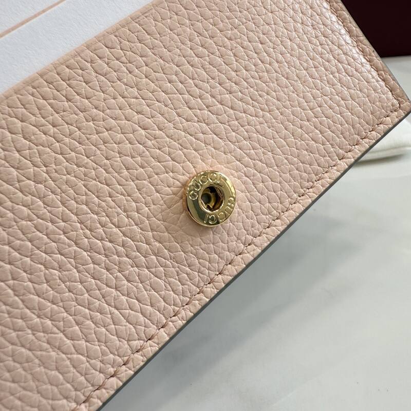 Gucci GG Marmont Taupe card holder — AAA Quality Replica