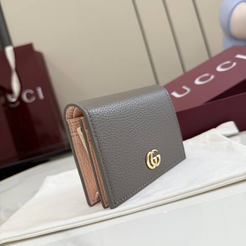 Gucci GG Marmont Taupe card holder AAA Quality Replica