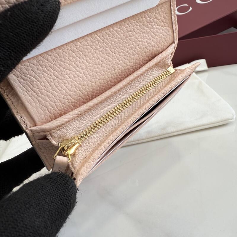Gucci GG Marmont Taupe card holder — AAA Quality Replica