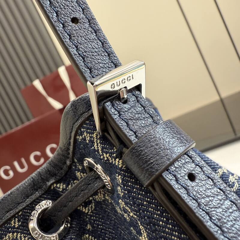 Gucci Blue denim GG crossbody — Premium Replica