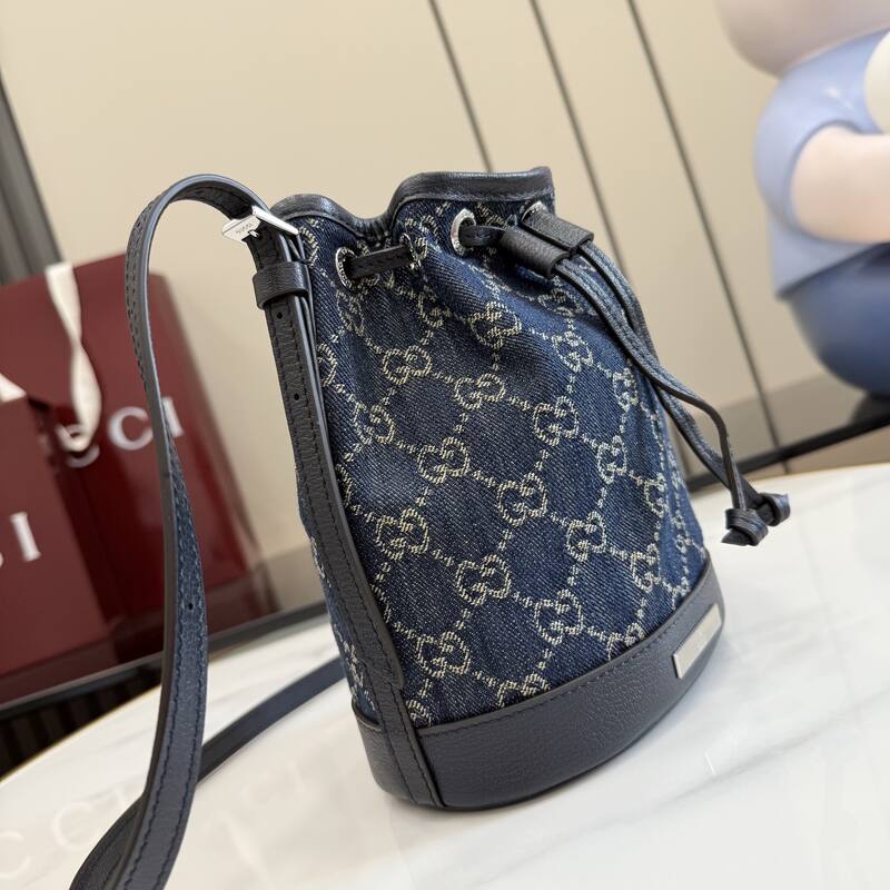Gucci Blue denim GG crossbody — Premium Replica