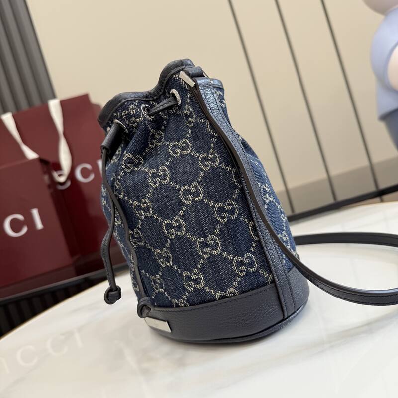 Gucci Blue denim GG crossbody — Premium Replica
