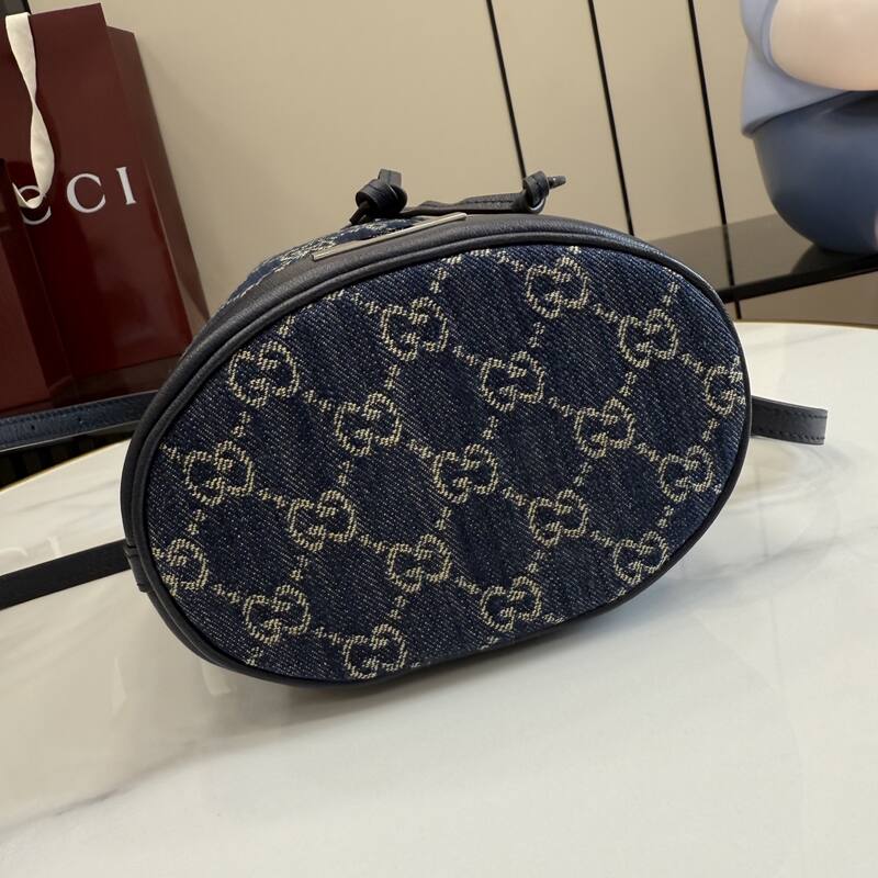 Gucci Blue denim GG crossbody — Premium Replica