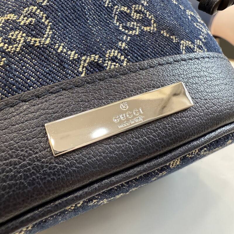 Gucci Blue denim GG crossbody — Premium Replica