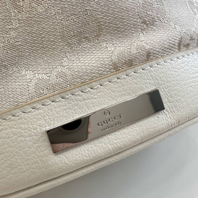 Gucci Beige White GG canvas crossbody — Premium Replica