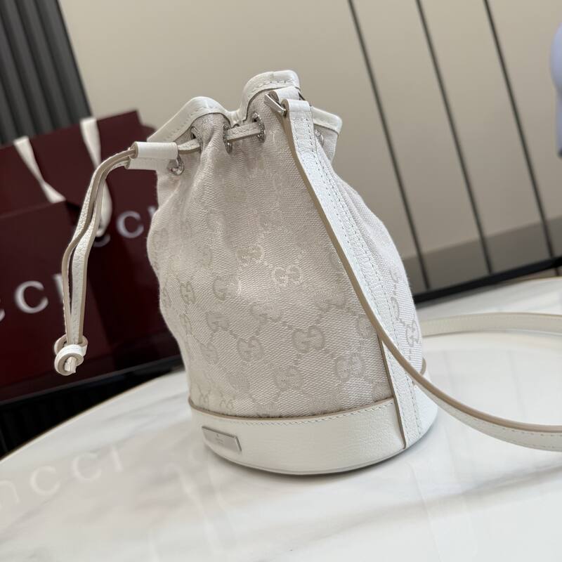 Gucci Beige White GG canvas crossbody — Premium Replica