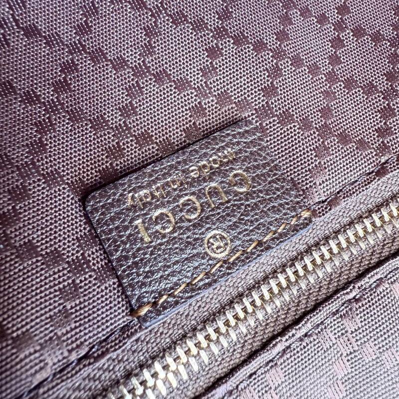 Gucci Beige GG canvas with green-red-green stripe large tote — AAA Quality Replica