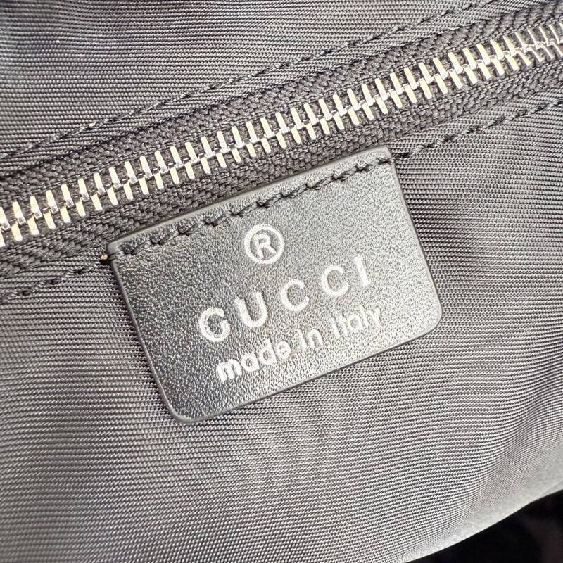 Gucci Black leather with green and red Web stripe work — Top Quality Replica