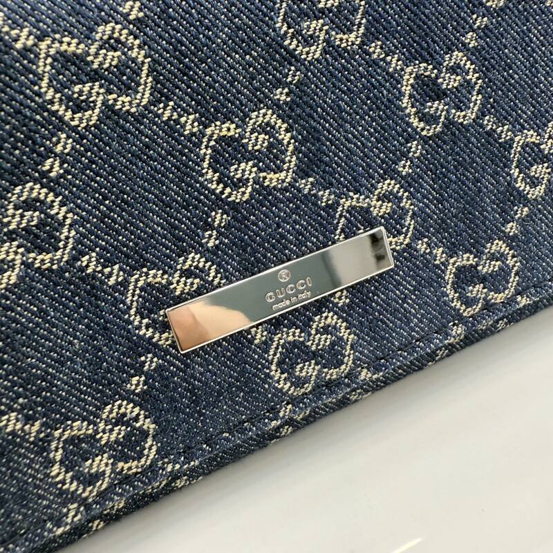 Gucci GG shoulder bag Blue GG denim crossbody — 1:1 Replica