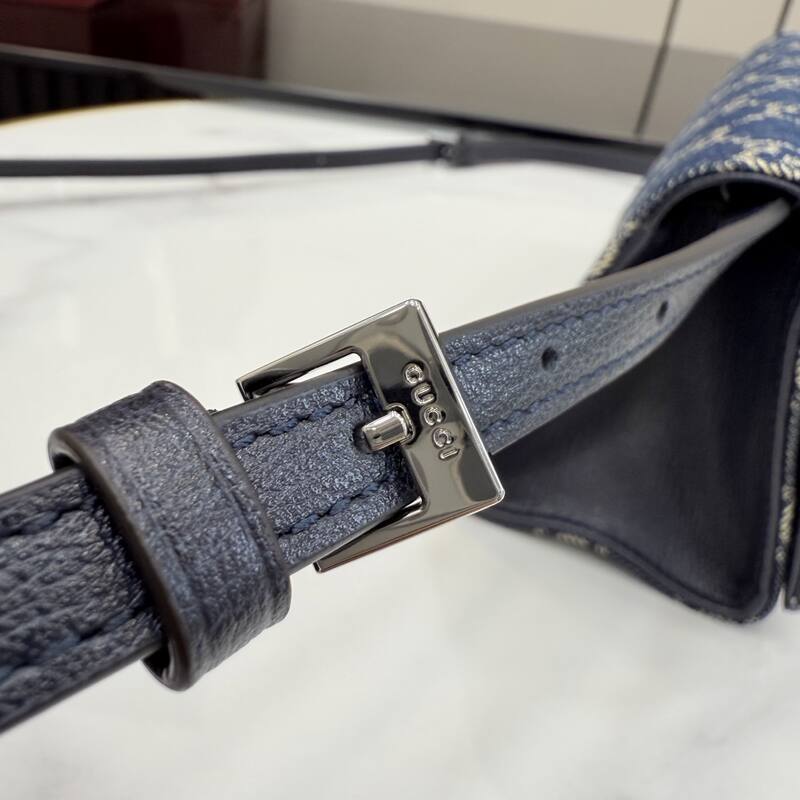 Gucci GG shoulder bag Blue GG denim crossbody — 1:1 Replica