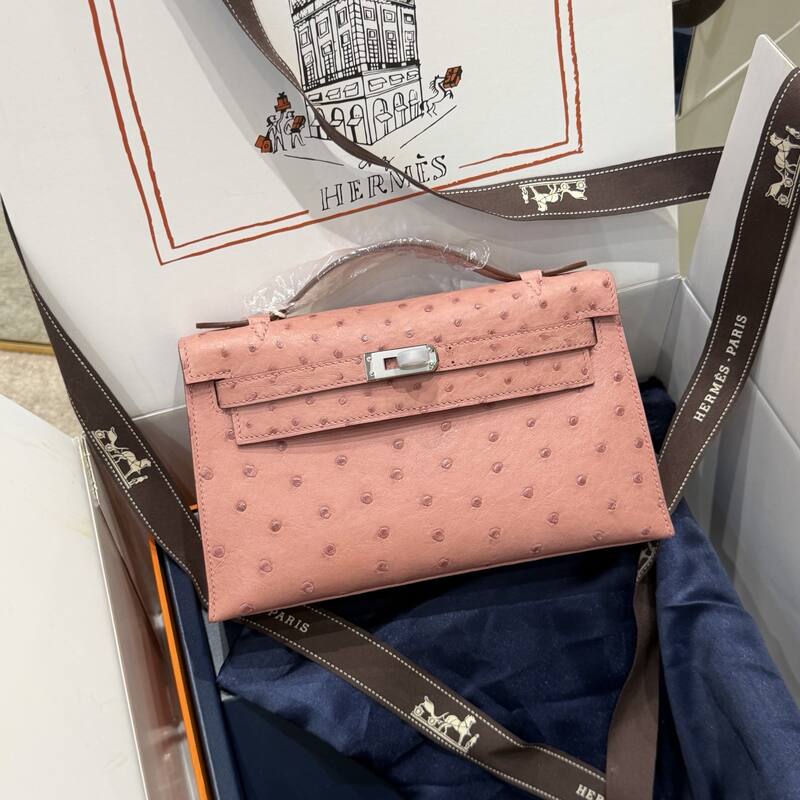 Hermes Kelly Danse Black lizard crossbody — Premium Replica