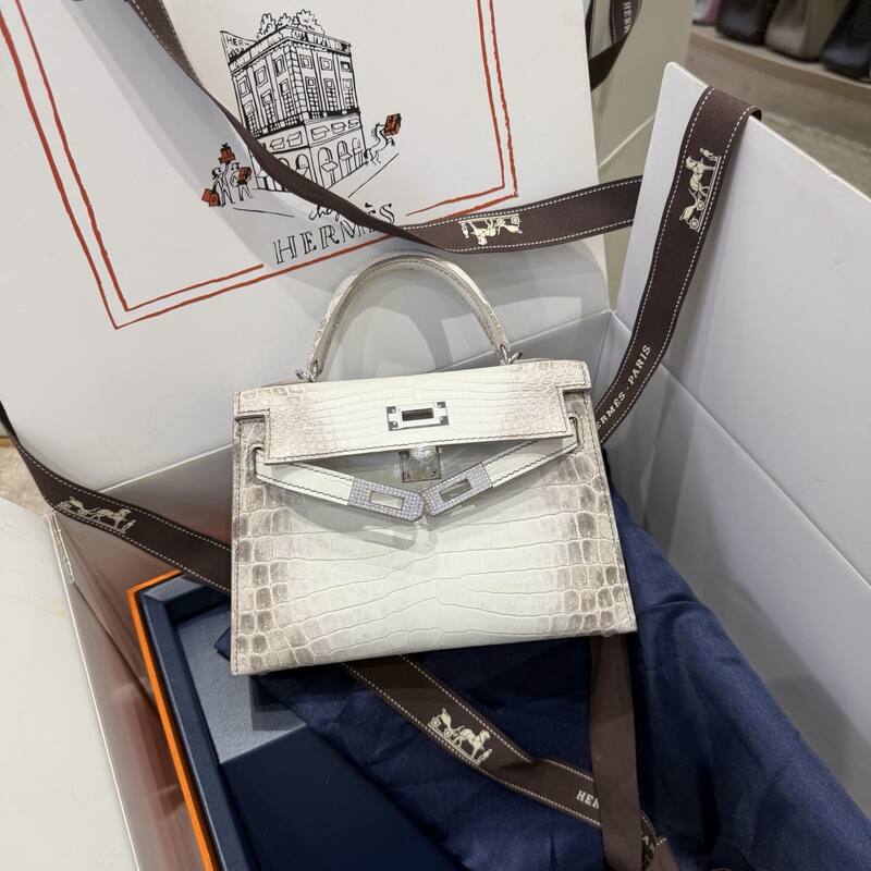 Hermes Kelly 19 Pink lizard top handle — Premium Replica