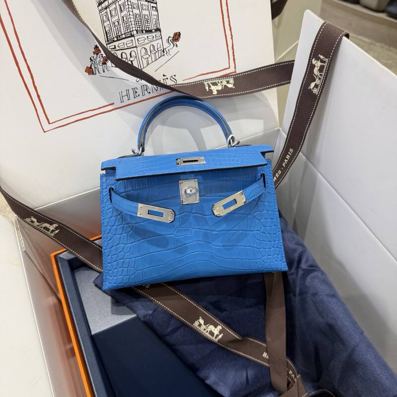 Hermes Kelly 19 Pink lizard top handle — Premium Replica