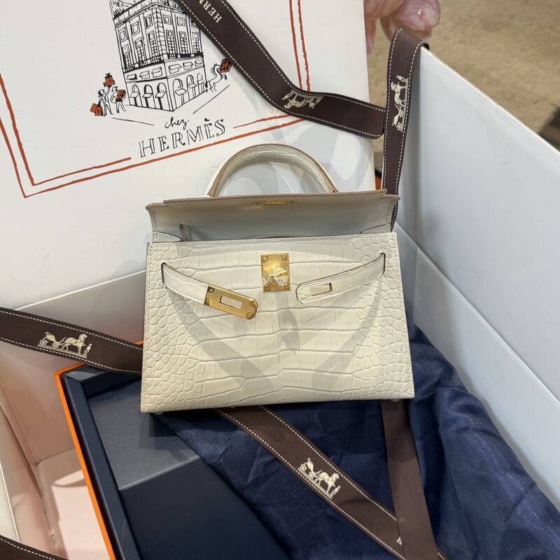 Hermes Kelly 19 Pink lizard top handle — Premium Replica