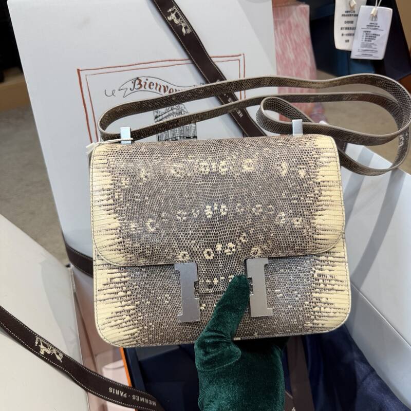 Hermes Dark Brown Crocodile crossbody — 1:1 Replica