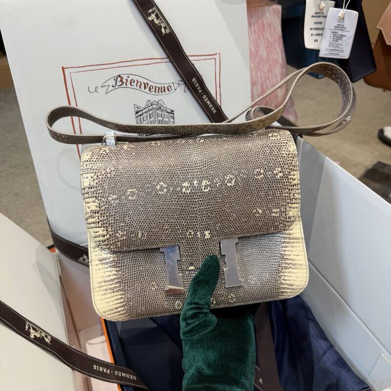 Hermes Dark Brown Crocodile crossbody — 1:1 Replica