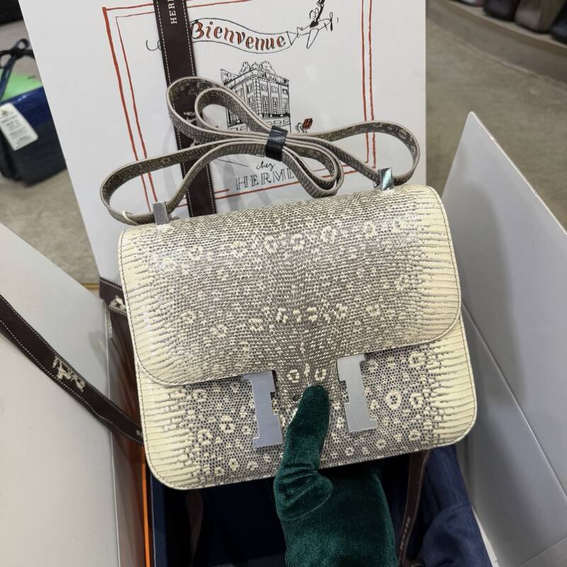 Hermes Dark Brown Crocodile crossbody — 1:1 Replica