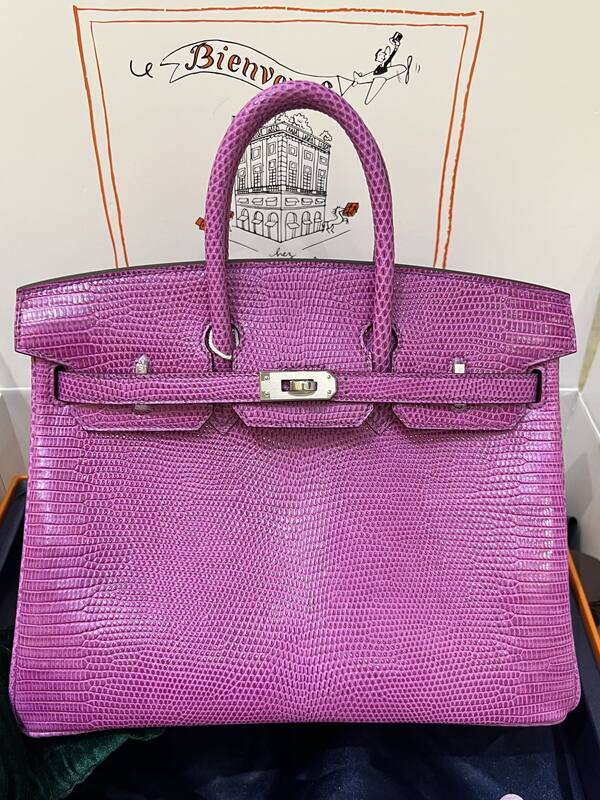 Hermes Birkin 25 Blue crocodile 25 handbag — 1:1 Replica