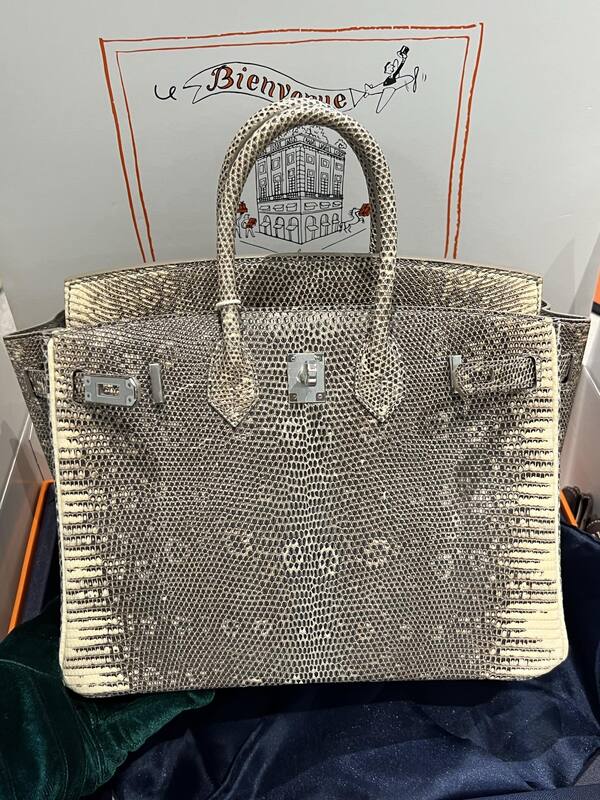 Hermes Birkin 25 Blue crocodile 25 handbag — 1:1 Replica