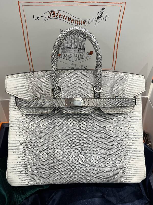 Hermes Birkin 25 Blue crocodile 25 handbag — 1:1 Replica