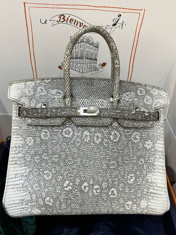 Hermes Birkin 25 Blue crocodile 25 handbag — 1:1 Replica