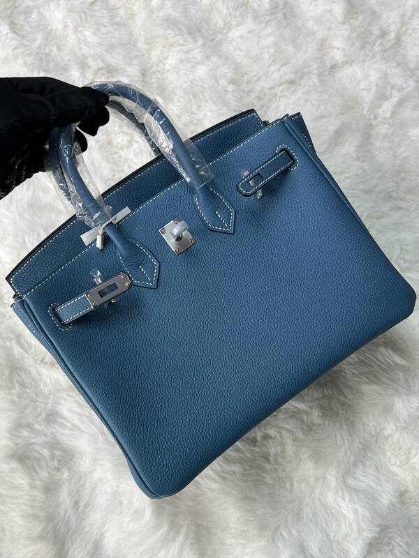 Hermes Birkin 25 Blue crocodile 25 handbag — 1:1 Replica