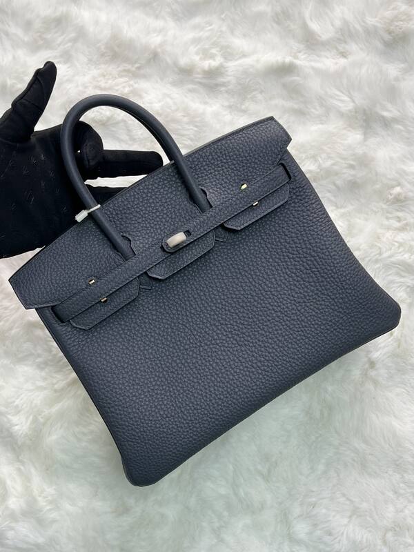 Hermes Birkin 25 Blue crocodile 25 handbag — 1:1 Replica
