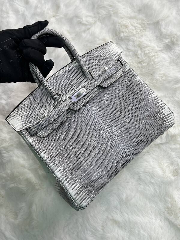 Hermes Birkin 25 Blue crocodile 25 handbag — 1:1 Replica