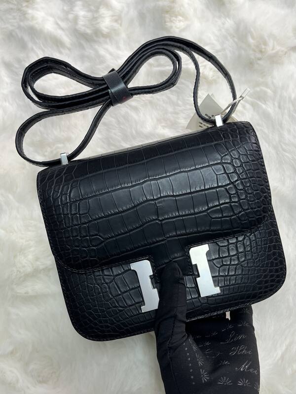 Hermes Constance 19 Pink lizard shoulder — AAA Quality Replica