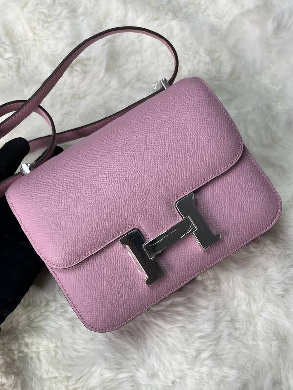Hermes Constance 19 Pink lizard shoulder — AAA Quality Replica