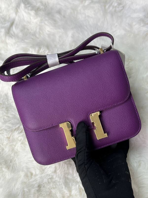 Hermes Constance 19 Pink lizard shoulder — AAA Quality Replica