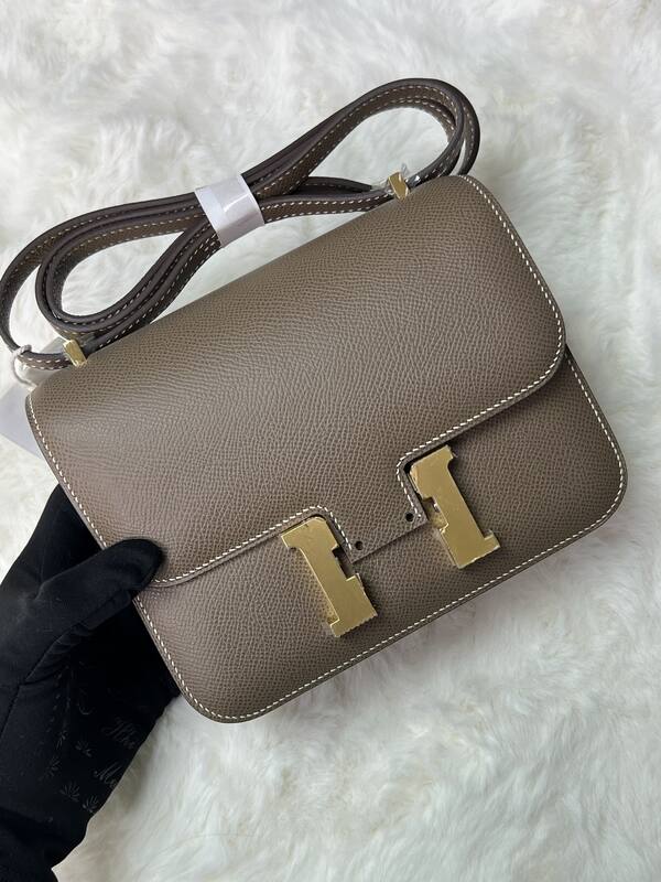 Hermes Constance 19 Pink lizard shoulder — AAA Quality Replica