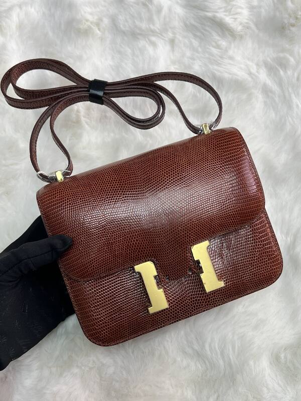 Hermes Constance 19 Pink lizard shoulder — AAA Quality Replica