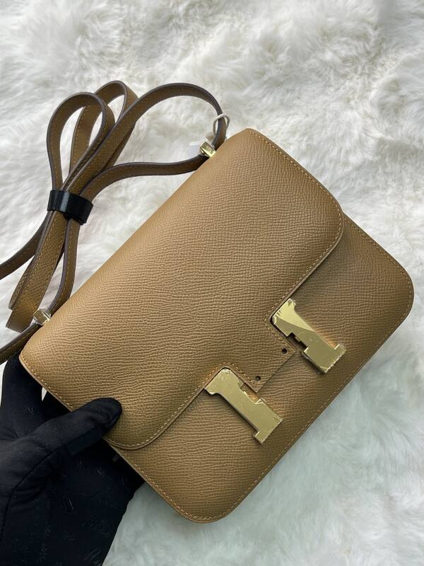 Hermes Constance 19 Pink lizard shoulder — AAA Quality Replica
