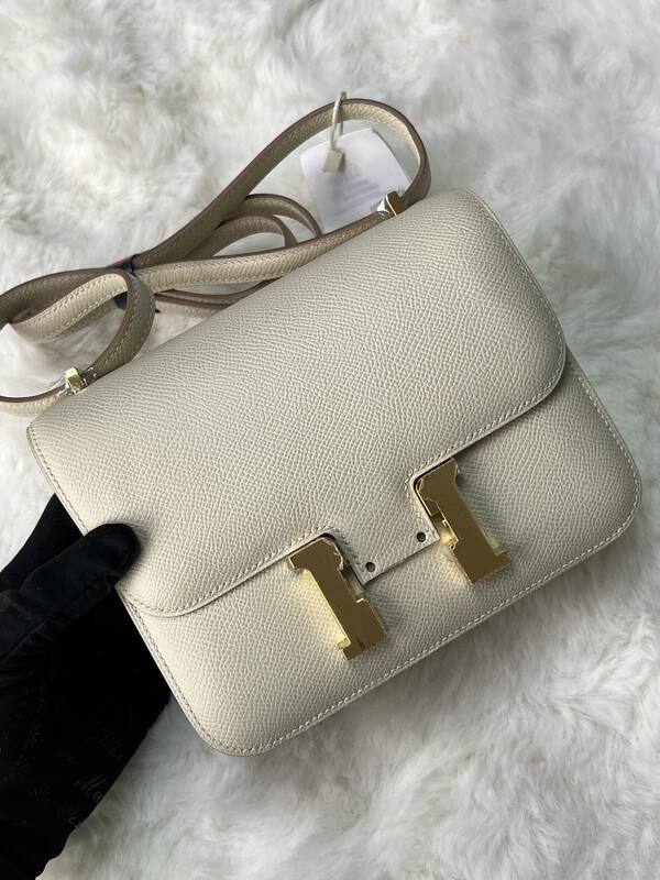 Hermes Constance 19 Pink lizard shoulder — AAA Quality Replica