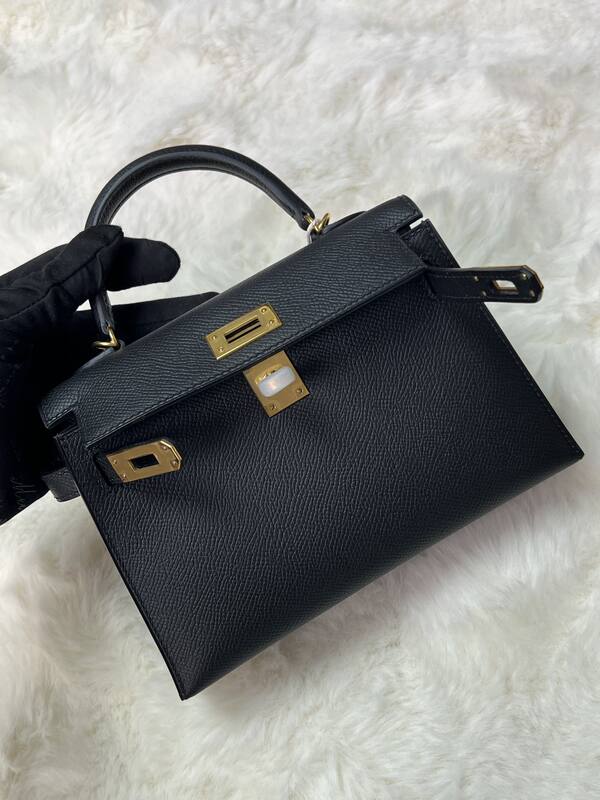 Hermes Kelly 19 Pink lizard top handle — Premium Replica